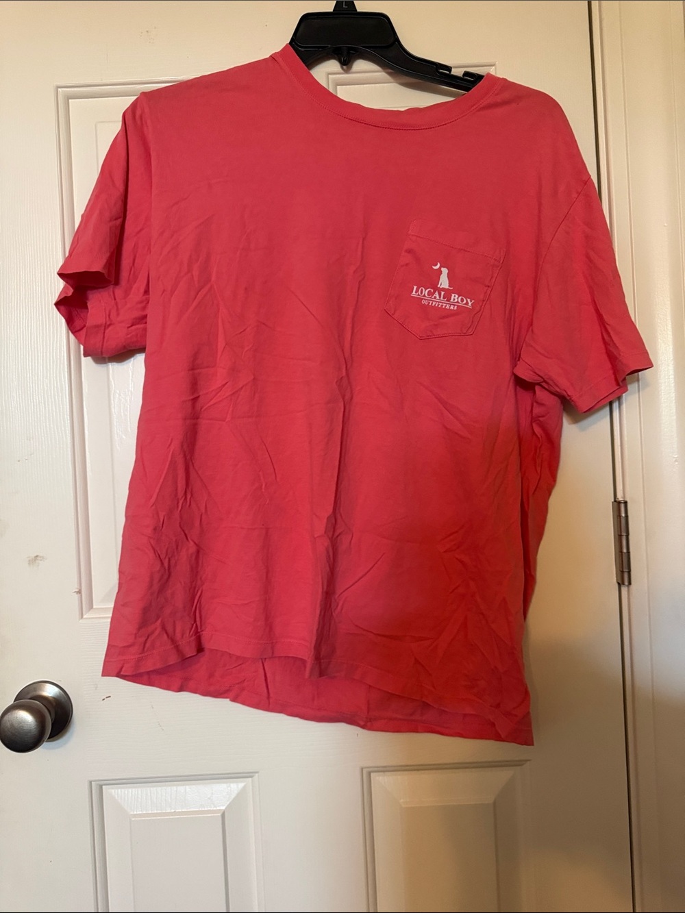 Local Boy Outfitters Men’s Coral Short-Sleeve Pocket Tee